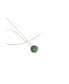 ფოტო #1 პროდუქტის Button — Green jade pendant necklace