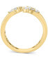 ფოტო #3 პროდუქტის EFFY® Diamond Multi-Cut Cuff Ring (5/8 ct. t.w.) in 14k Gold