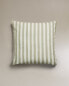 Фото #6 товара Striped cotton linen pillowcase
