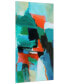 Color Splash Frameless Free Floating Tempered Art Glass Abstract Wall Art by EAD Art Coop, 72" x 36" x 0.2"
