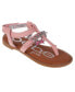 Фото #1 товара Big Girl's Strappy Sandal with Metal Chain and Sea Charms Polyurethane Sandals