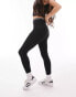 Topshop branded elastic legging in black Черный, 32 - фото #1