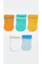 LCW baby Çizgili Erkek Bebek Soket Çorap 5'li