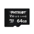 PATRIOT VX Series 64GB MicroSDXC V30 Class 10 UHS-I U3 sd card