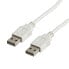 Фото #2 товара VALUE USB 2.0 Cable - A - A - M/M 3 m - 3 m - USB A - USB A - USB 2.0 - Male/Male - White