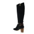 Фото #6 товара Clarks Spiced Flame 26127277 Womens Black Leather Zipper Over The Knee Boots 9.5