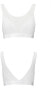 Sporttop mit transparentem Einsatz PS002 white - Passion S (42)