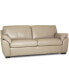 Фото #4 товара Lothan 79" Leather Apartment Sofa with 2 Cushions, Created for Macy's