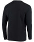 Фото #3 товара Men's Black New Orleans Saints Maverick Thermal Henley Long Sleeve T-shirt