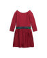 Фото #2 товара Toddler and Little Girls Pleated Stretch Jersey Dress