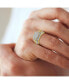 ფოტო #2 პროდუქტის Hexonic Natural Certified Diamond 1.50 cttw Round Cut 14k Yellow Gold Statement Ring for Men