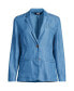 ფოტო #2 პროდუქტის Women's Indigo TENCEL Fiber Relaxed Blazer