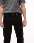 Topman loose jeans in black