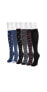 ფოტო #1 პროდუქტის Women's 6 Pack Nylon Compression Knee-High Socks