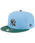 Фото #4 товара Men's Sky Blue, Cilantro New York Yankees 2000 Subway Series 59FIFTY Fitted Hat