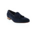Фото #3 товара Bruno Magli Nilo MB2NILN1 Mens Blue Suede Loafers & Slip Ons Tasseled Shoes