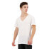 ფოტო #5 პროდუქტის G-STAR Base Heather Ribbed NY short sleeve v neck T-shirt 2 units