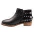 Softwalk Raleigh S2155-037 Womens Black Narrow Leather Ankle & Booties Boots