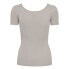 PIECES Kitte short sleeve T-shirt Silver Gray, M - фото #3