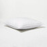 Фото #2 товара Euro Heavyweight Linen Blend Quilt Pillow Sham White - Casaluna