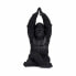 Фото #2 товара Декоративная фигура Горилла Yoga Чёрный 18 x 36,5 x 19,5 cm (4 штук)