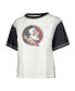 ფოტო #3 პროდუქტის Woman's White Distressed Florida State Seminoles Premier Tilda T-shirt