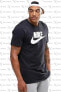 Sportswear Clup Standart Kesim Siyah Erkek Spor Tişört