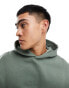 ASOS DESIGN heavyweight oversized hoodie 400gsm in green