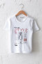 Фото #1 товара Kız Çocuk Optik Beyaz R9K T-Shirt