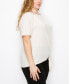 Фото #3 товара Plus Size Side Tie Tee