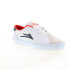 Фото #4 товара Lakai Flaco II MS2220112A00 Mens White Skate Inspired Sneakers Shoes 10.5
