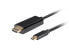 Фото #1 товара Кабель USB-C(M) -> HDMI(M) 0.5M 4K 60 Гц lanberg Cable Digital