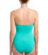 La Blanca Mint Twist Front One Piece Sweetheart Neckline Swimsuit Size 4