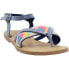 Фото #2 товара TOMS Lexie Geometric Flat Womens Blue Casual Sandals 10011786