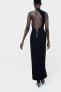 Фото #10 товара Платье из крепа с вырезами ZARA