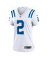 Фото #3 товара Футболка Nike женская игровая "Карсон Вентц" для Indianapolis Colts белого цвета