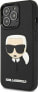 Karl Lagerfeld Karl Lagerfeld KLHCP13LKH3DBK iPhone 13 Pro / 13 6,1" czarny/black hardcase 3D Rubber Karl`s Head