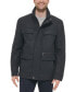 Men's Melton Wool Multi-Pocket Field Coat