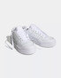 Фото #4 товара adidas Basketball forum trainers in white