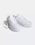 Фото #2 товара adidas Basketball forum trainers in white