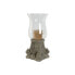 Candleholder Home ESPRIT Grey Crystal Cement 26 x 26 x 58 cm