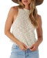 ფოტო #1 პროდუქტის Juniors' Kinslie Knit Tank Top