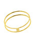 Фото #2 товара Браслет ADORNIA Gold-Plated Double Row Bangle