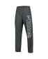 ფოტო #3 პროდუქტის Men's Charcoal, Black Chicago White Sox Meter T-shirt and Pants Sleep Set