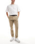 Selected Homme Bill slim fit chino in beige