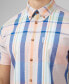 Фото #4 товара Рубашка короткими рукавами Ben Sherman в клетку из сирсакеры для мужчин