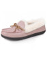 ფოტო #1 პროდუქტის Rock Dove Women's Caroline Glittered Moccasin Slipper