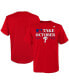 Big Boys Red Philadelphia Phillies 2023 Postseason Locker Room T-shirt