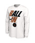 Фото #3 товара Men's White Texas Longhorns Ball In Bench Long Sleeve T-shirt