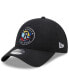 Фото #1 товара Men's Black Brooklyn Nets 2022/23 City Edition Official 9FIFTY Snapback Adjustable Hat